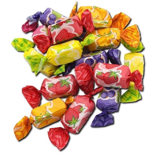bright fruit caramels 100g colourful soft chewy sweets creamy fruit candy pick n mix