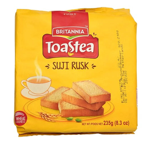 britannia rusks 235g crunchy golden wheat rusk biscuit tea time snack favourite