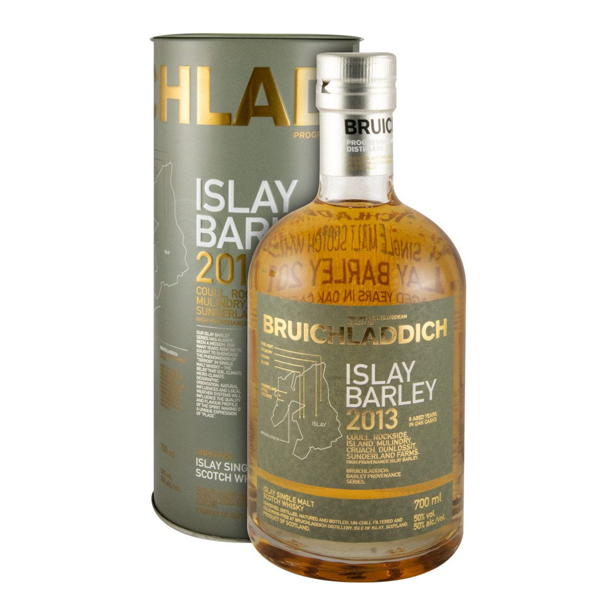 Bruichladdich Islay Barley 2013 8 Year Old Single Malt Scotch Whisky 700ml 50% ABV