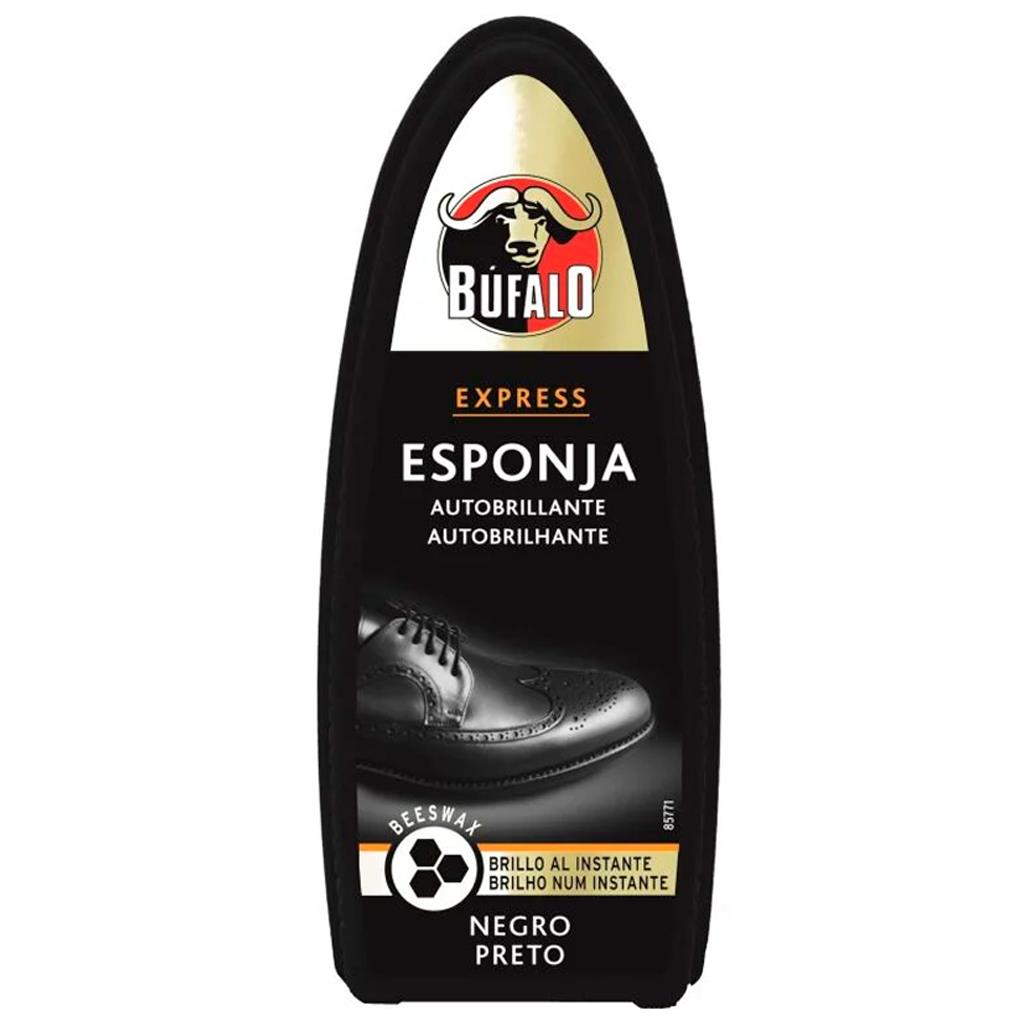 Búfalo Black Shoe Shine Sponge
