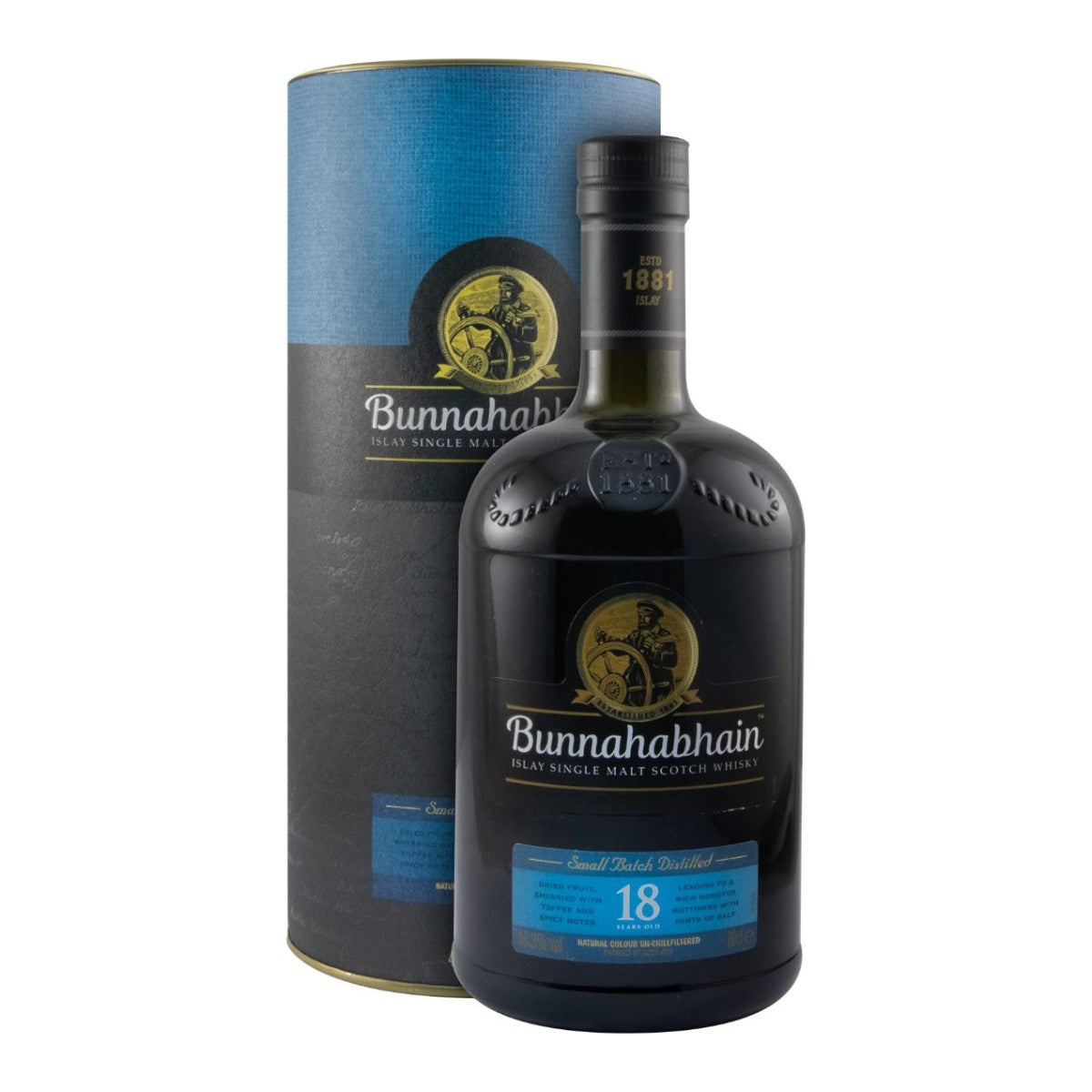 Bunnahabhain 18 Year Old Single Malt Scotch Whisky 700ml 46.3% ABV