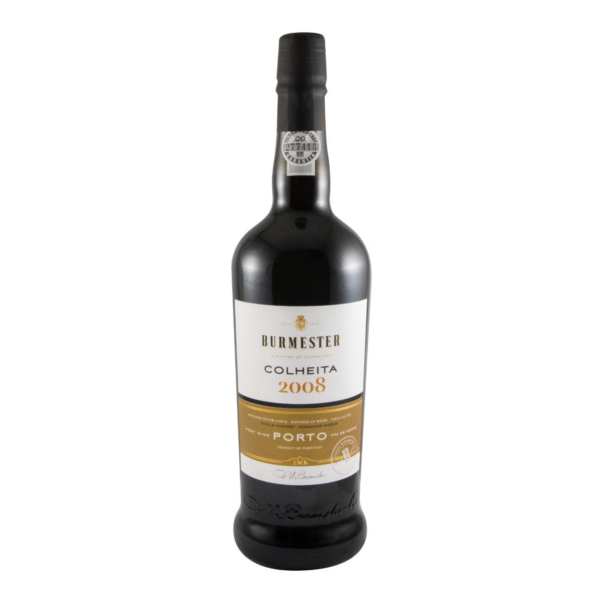 Burmester Colheita Porto Wine 2008 750ml 20% ABV