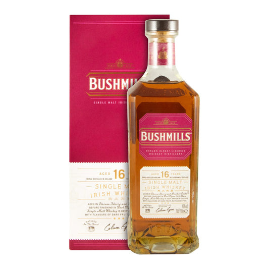 Bushmills 16 Year Old Single Malt Irish Whiskey 700ml 40% ABV