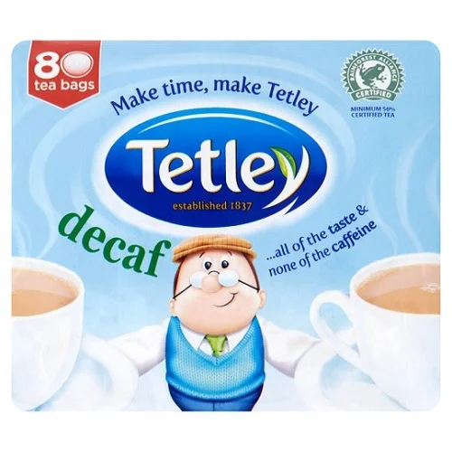 Tetley Decaf 80 Tea Bags