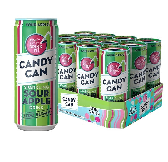 Candy Can Sparkling Sour Apple 500ml