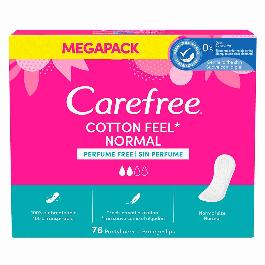 Carefree Breathable Panty Liners Pack of 76