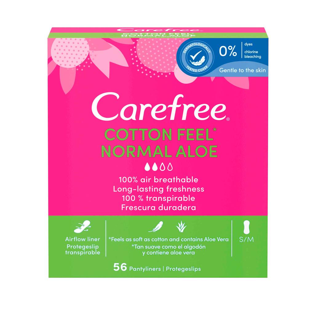 Carefree Maxi Cotton Aloe Panty Liners Pack of 56