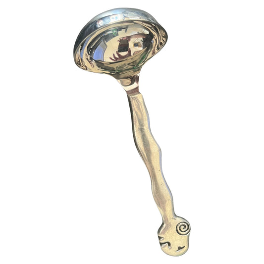 Carrol Boyes Woman Soup Spoon Pewter and Stainless Steel Used
