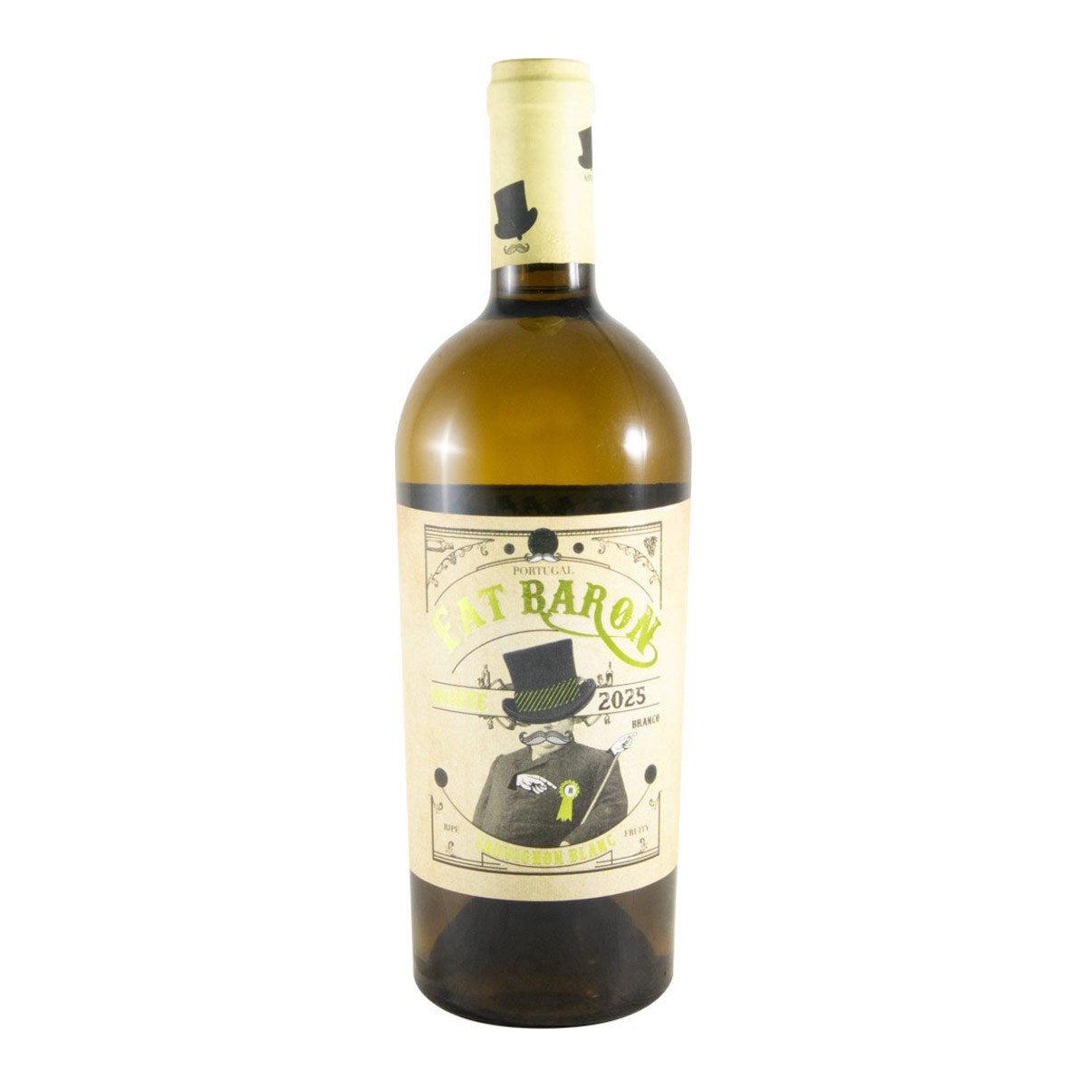 Casa Ermelinda Freitas Fat Baron Sauvignon Blanc White Wine Setúbal Peninsula 2025 750ml 12.5% ABV