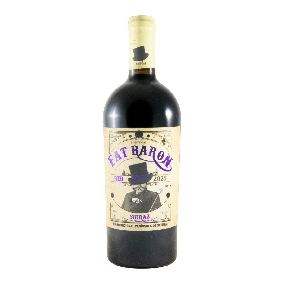 Casa Ermelinda Freitas Fat Baron Shiraz Red Wine Setúbal Peninsula 2025 750ml 14.5% ABV