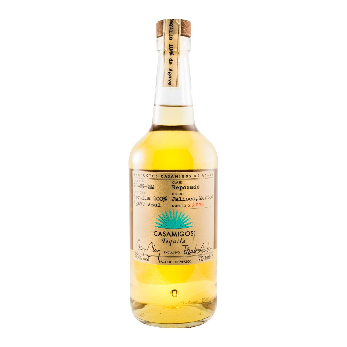 Casamigos Tequila Reposado 700ml 40% ABV