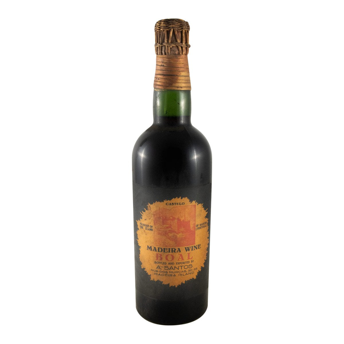Castelo A. Santos Boal (Straw-Wrapped Neck) Madeira Wine 750ml