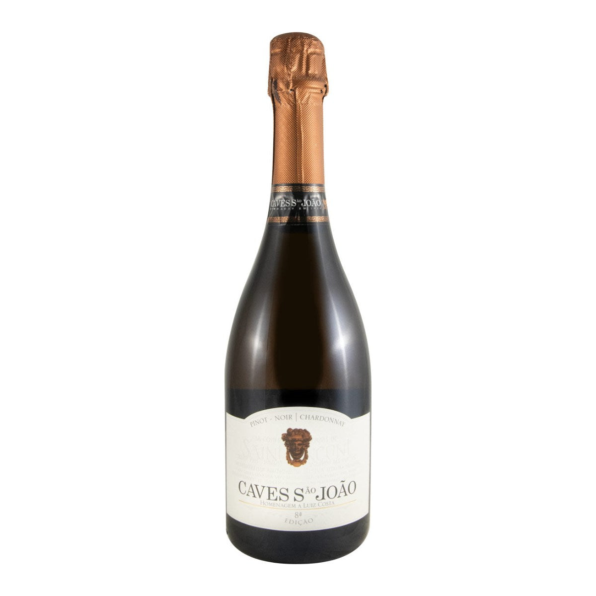 Caves São João Homenagem a Luiz Costa Pinot Noir & Chardonnay Brut Nature Sparkling White Wine Bairrada 2019 750ml 12.5% ABV