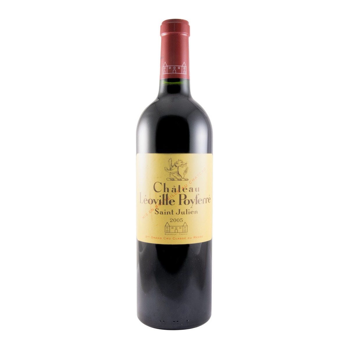 Château Léoville Poyferré Saint-Julien Red Wine Bordeaux 2005 750ml 13.5% ABV
