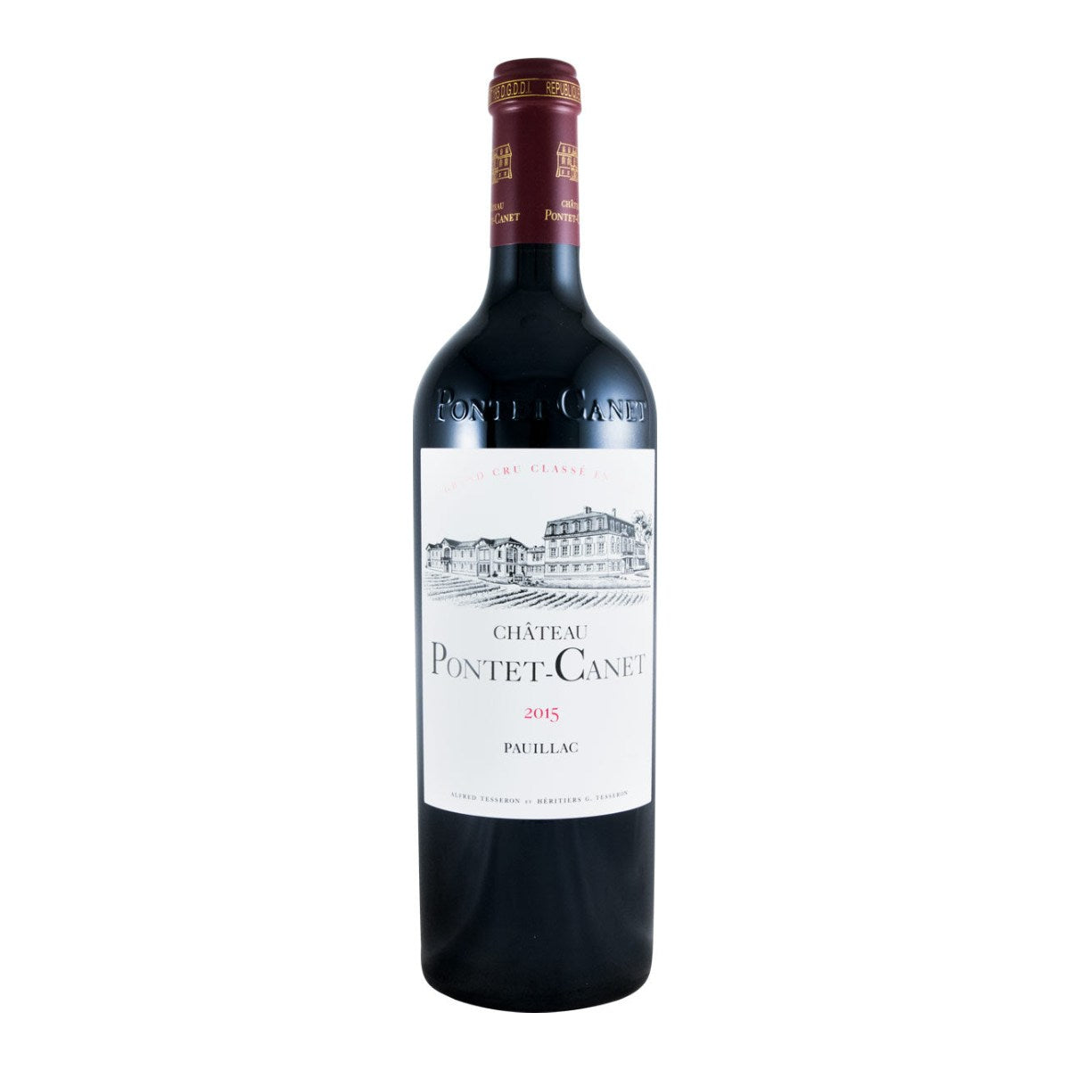 Château Pontet-Canet Pauillac Red Wine Bordeaux 2015 750ml 13.5% ABV