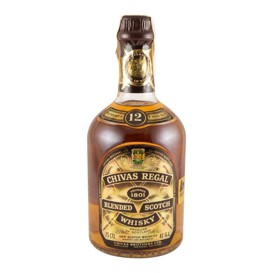 Chivas Regal 12 Year Old Blended Scotch Whisky 750ml 43% ABV