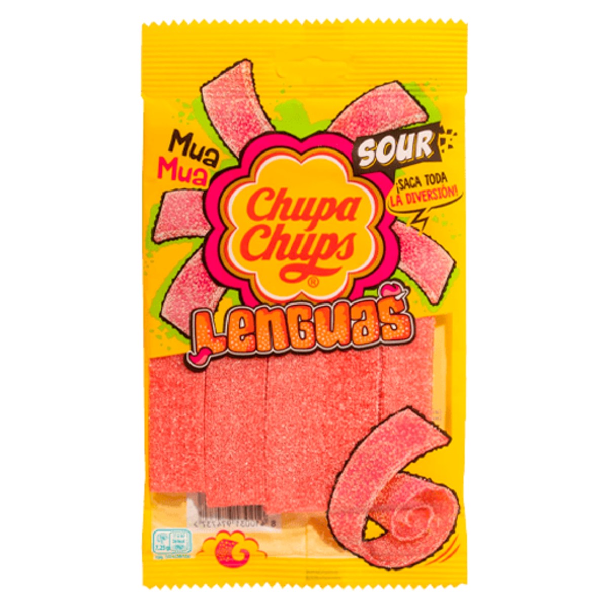 Chupa Chups Sour Strawberry Strips 145g