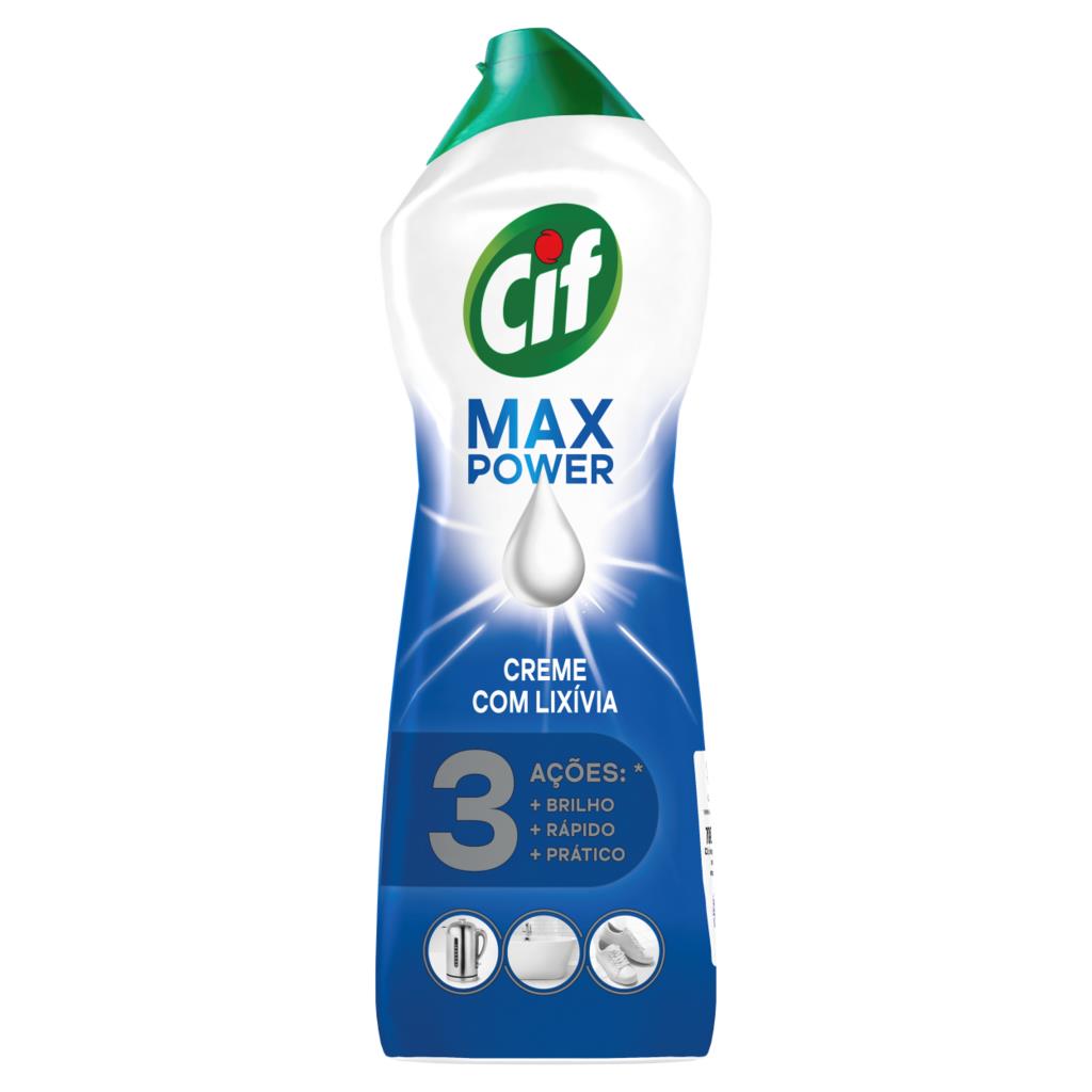 Cif Max Power Cream Cleaner with Bleach 700ml