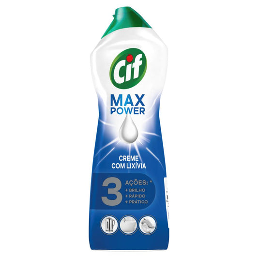 Cif Max Power Cream Cleaner with Bleach 700ml