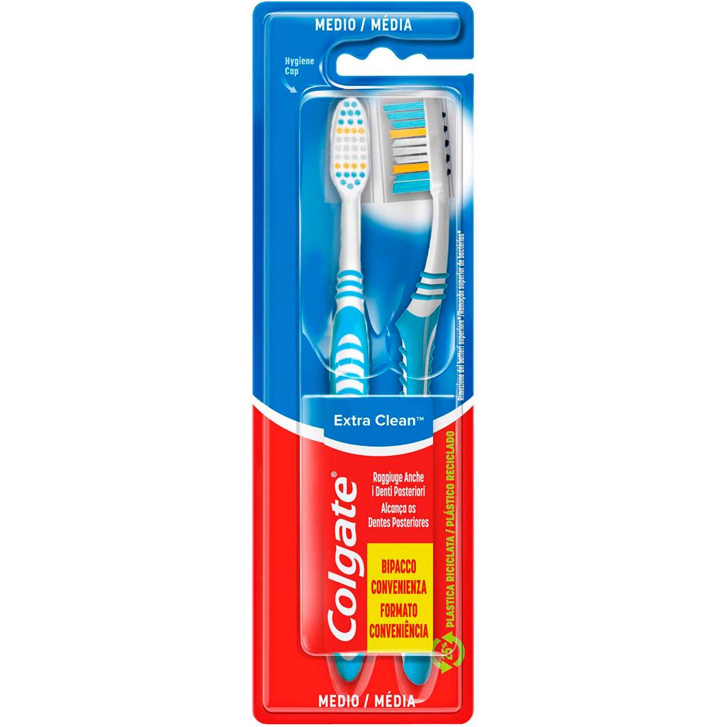 Colgate Extra Clean Toothbrushes Pack of 2