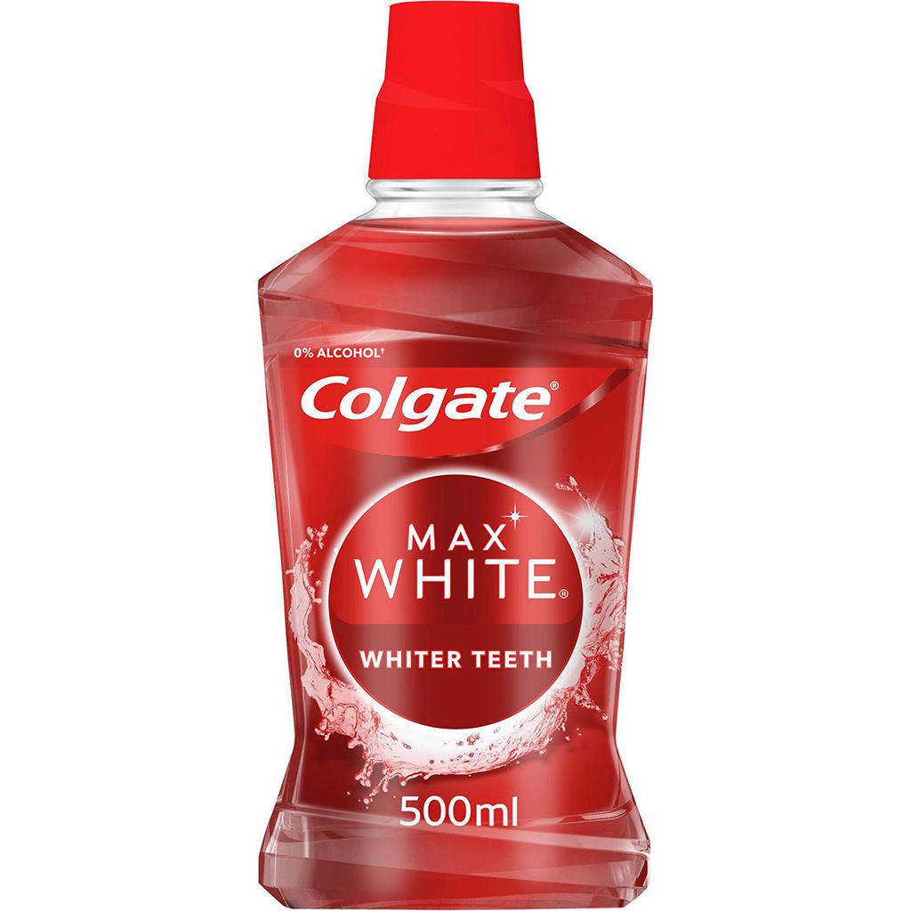 Colgate Max White Instant Mouthwash 500ml