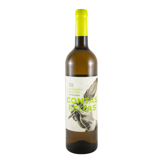 Contas Feitas Alvarinho & Loureiro White Wine Vinho Verde 2024 750ml 12% ABV