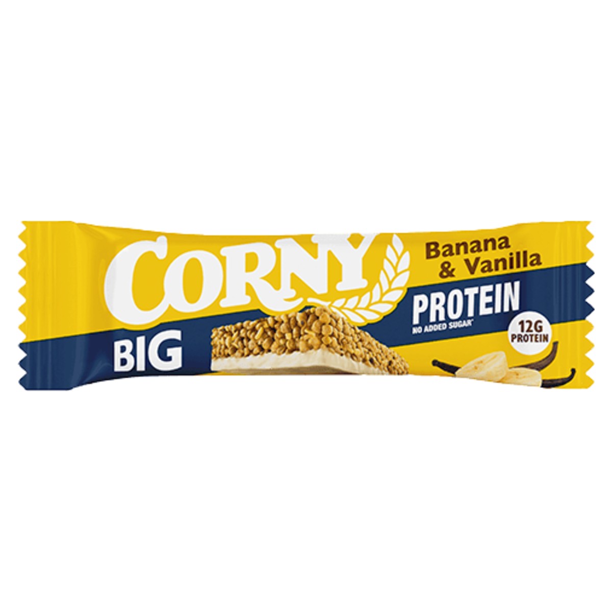 Corny Protein Bar White Chocolate Banana Vanilla 50g