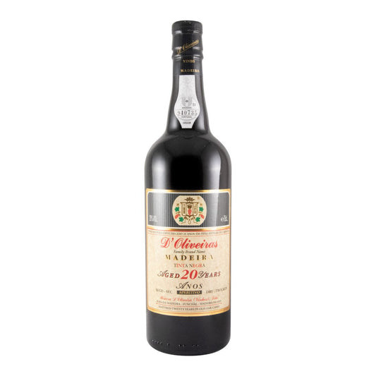 D'Oliveiras 20 Year Old Tinta Negra Dry Madeira Wine 750ml 20% ABV