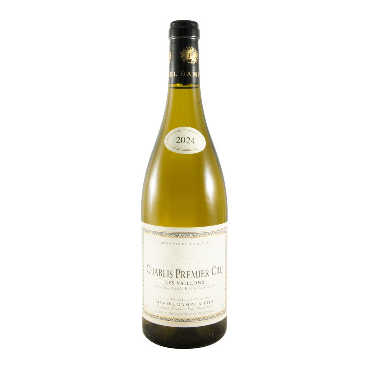 Domaine Daniel Dampt Les Vaillons Premier Cru Chablis White Wine Burgundy 2024 750ml 13% ABV