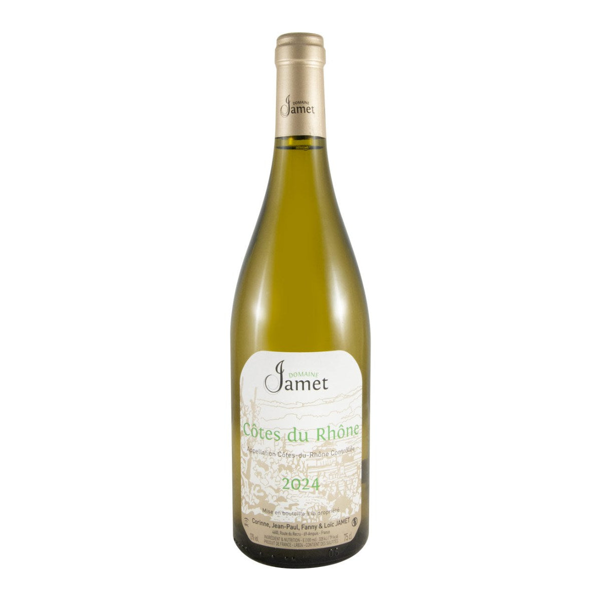 Domaine Jamet Côtes-du-Rhône White Wine Côtes du Rhône 2024 750ml 13% ABV