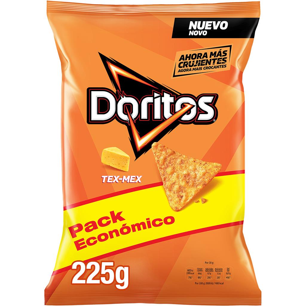 Doritos Tex-Mex Cheese Flavour Tortilla Chips 225g