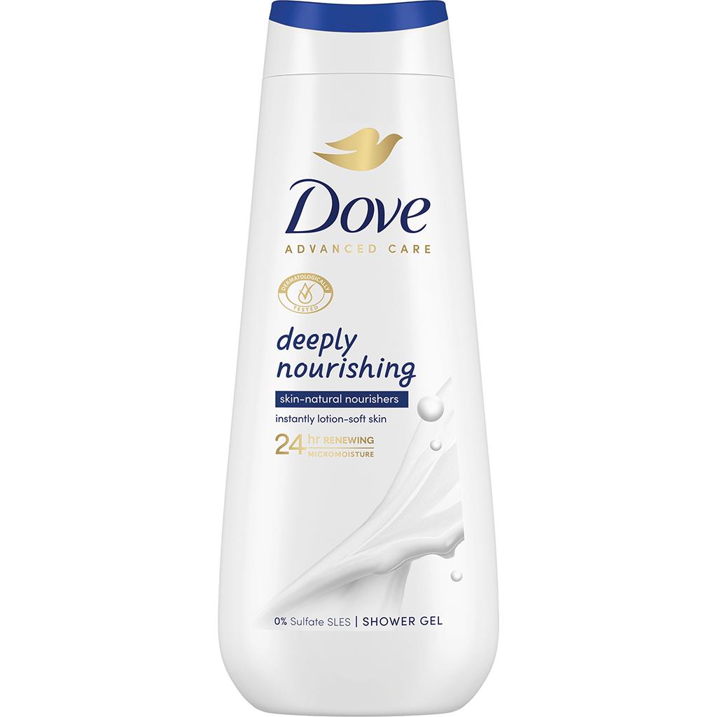 Dove Advanced Care Deeply Nourishing Shower Gel 600ml