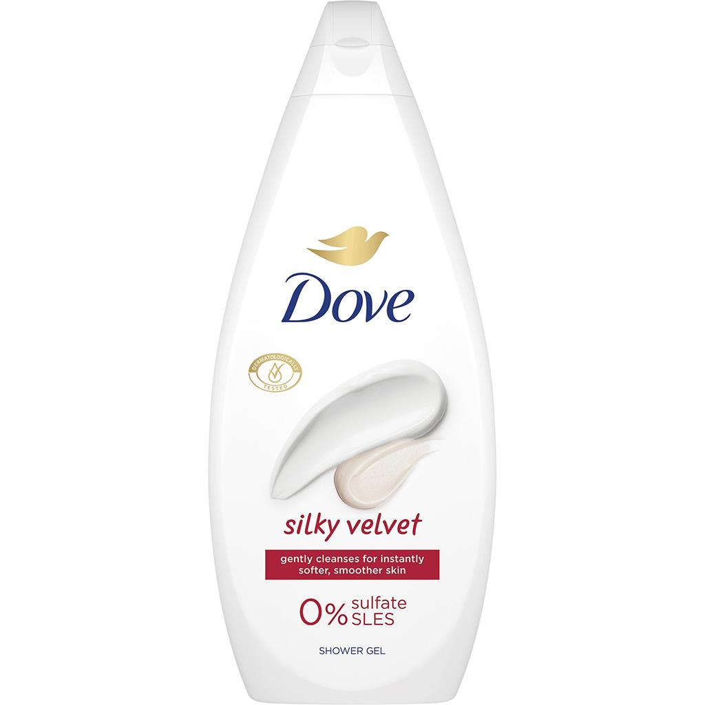 Dove Silky Velvet Shower Gel 720ml