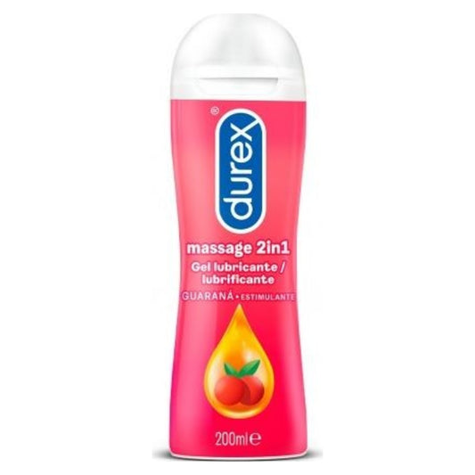 Durex Massage 2 in 1 Stimulating Guarana Massage Gel and Lubricant 200ml
