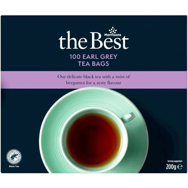 The Best Earl Grey 100 Tea Bags 200g Morrisons