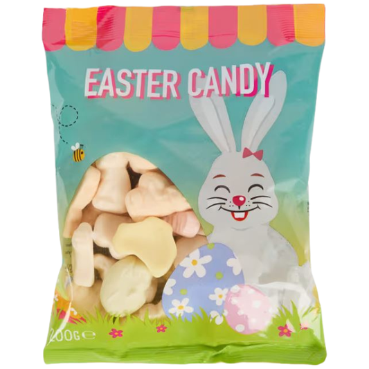 easter gummies mix 200 g – seasonal shaped fruity gummy candy bag