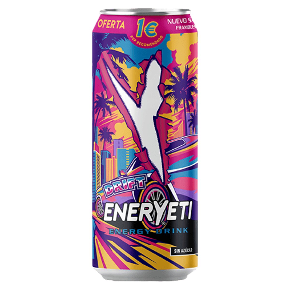 Eneryeti Drift Raspberry Energy Drink 500ml