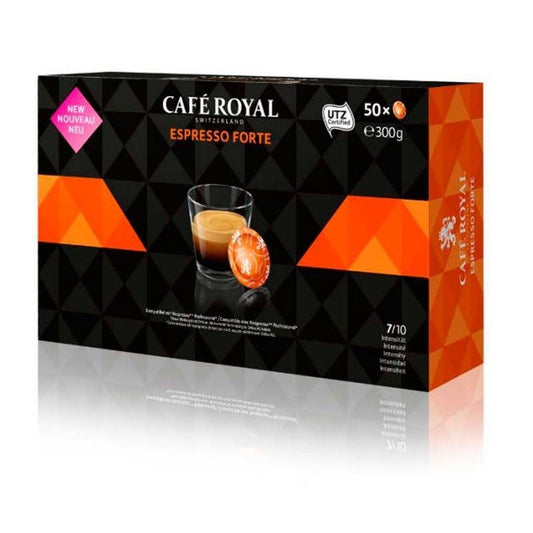 Café Espresso Forte Bio Royal® para NESPRESSO® PRO® 50 cápsulas 