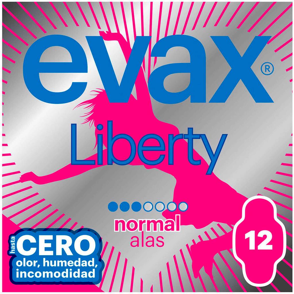 Evax Liberty Normal Sanitary Pads with Wings Pack of 12