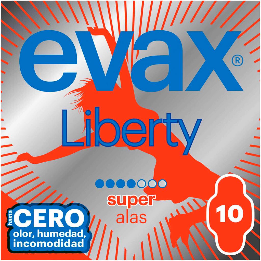 Evax Liberty Super Sanitary Pads with Wings Pack of 10