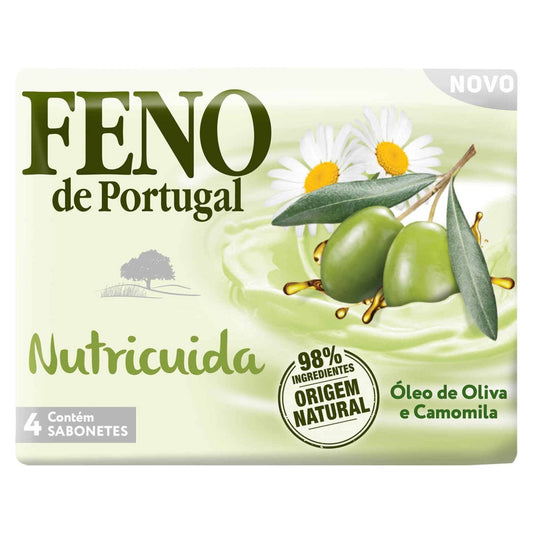 Feno de Portugal Nutricuida Olive Oil and Chamomile Soap 4 x 90g