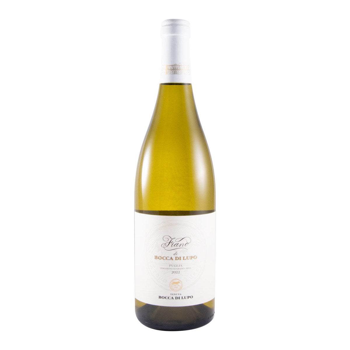 Fiano di Bocca di Lupo Organic White Wine Puglia 2022 750ml 13.5% ABV