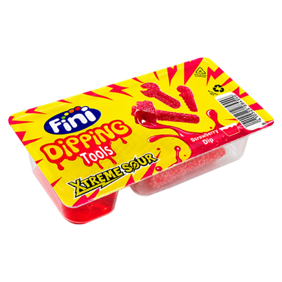 Fini Sour Tools Strawberry with Dip 45g