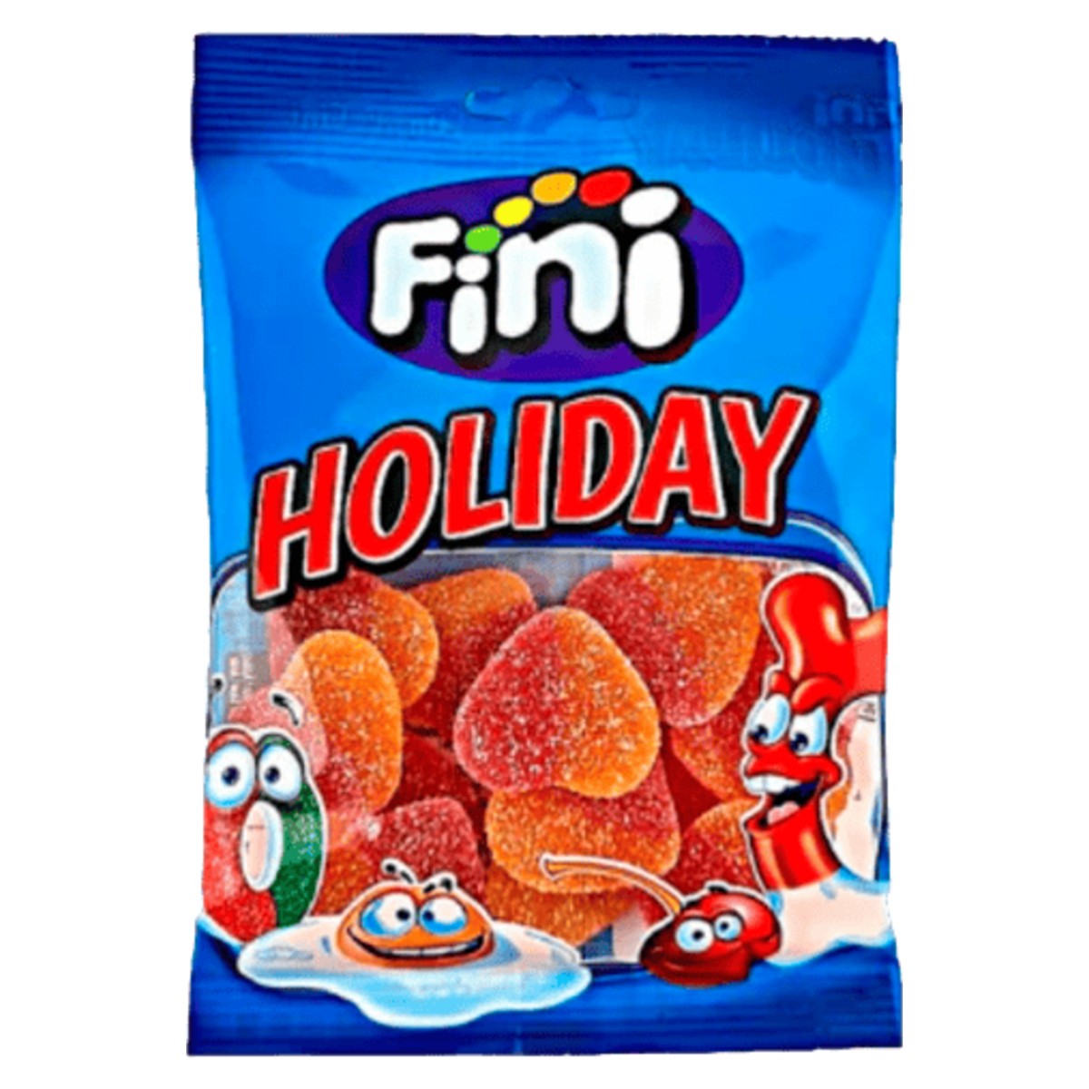 Fini Sugared Peach Hearts Gummies 100g