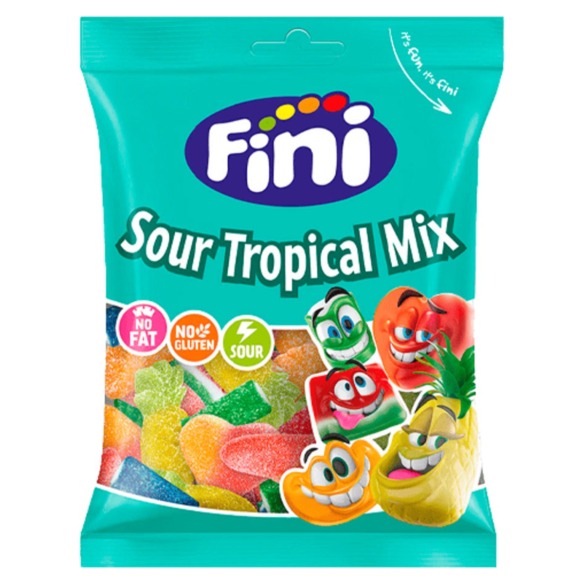 Fini Tropical Mix Sour Gummies 90g