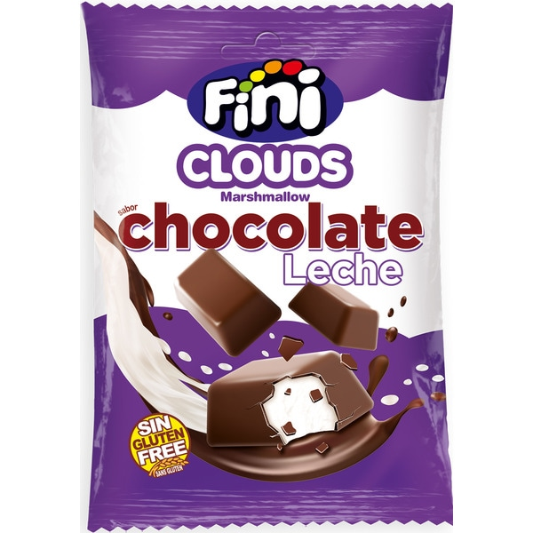 fini marshmallow chocolate clouds 80g chocolate coated marshmallow candy soft fluffy sweet shop marshmallow sweets bag