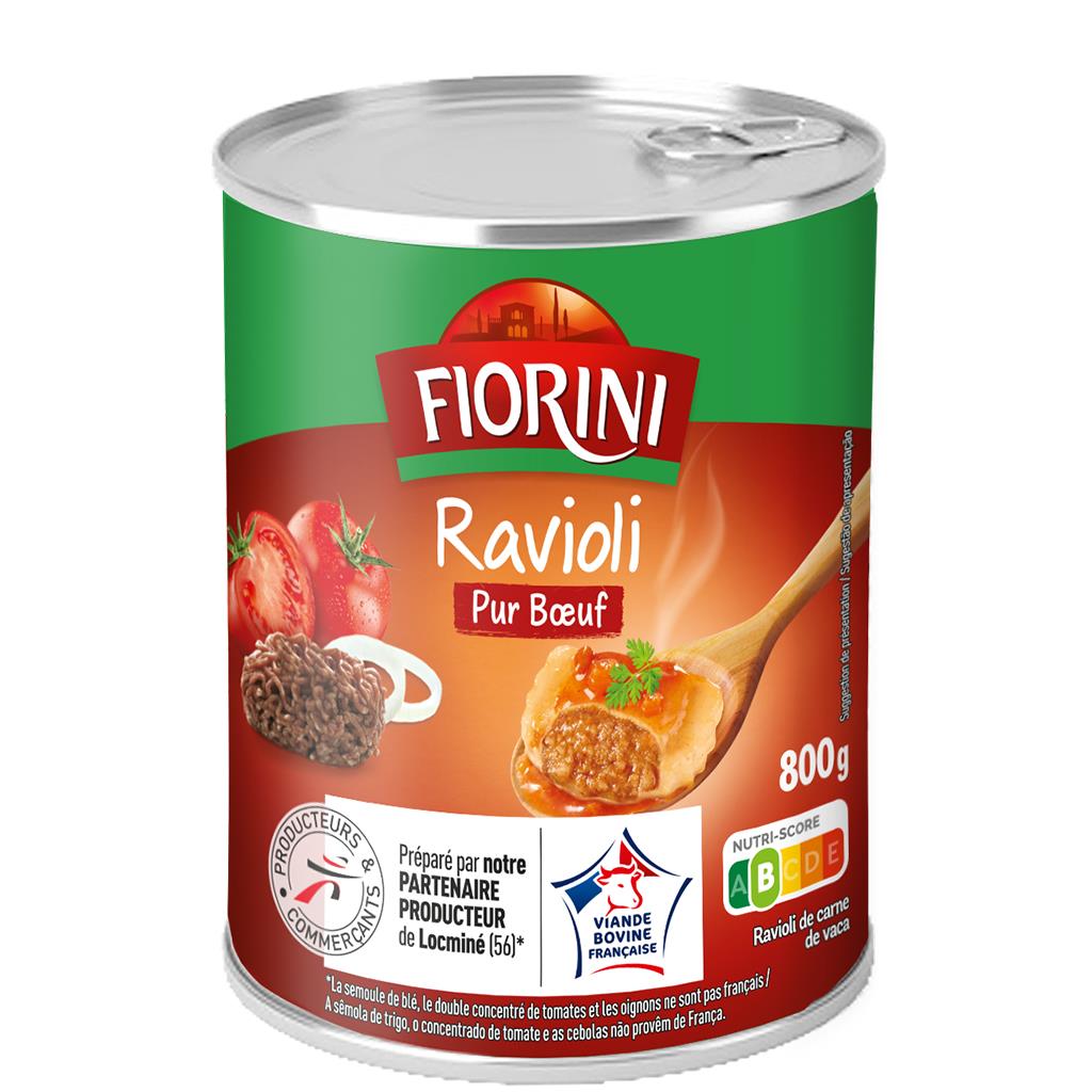 fiorini beef ravioli in tomato sauce 800g canned beef pasta ready meal family size tin