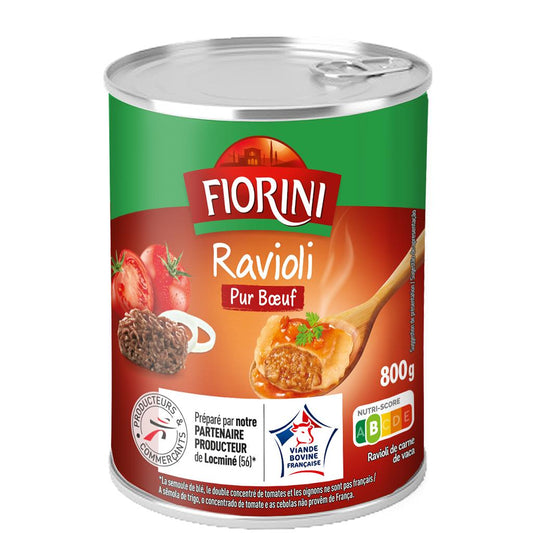 fiorini beef ravioli in tomato sauce 800g canned beef pasta ready meal family size tin