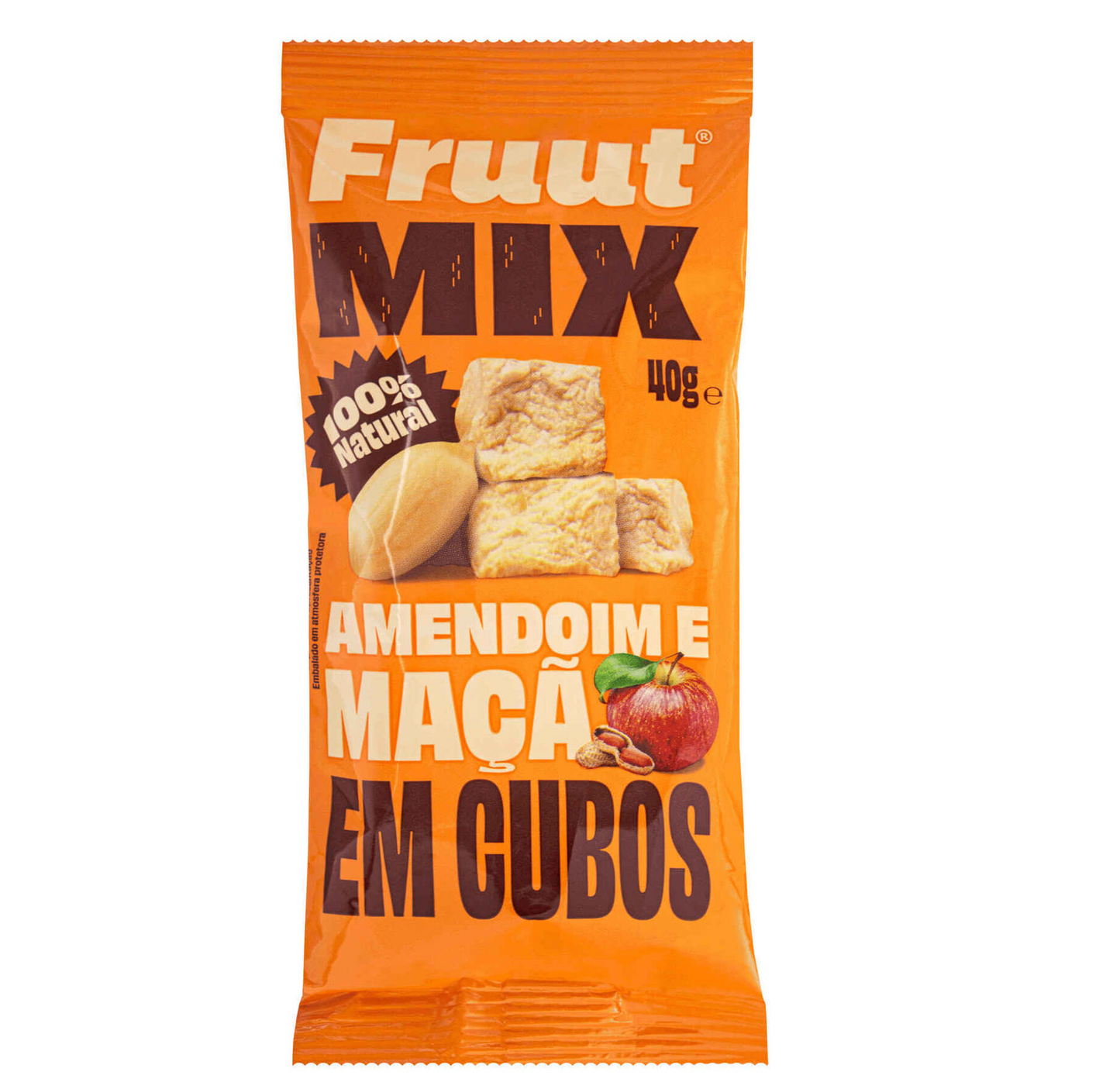 fruut dehydrated apple and peanut 40 g crispy apple slices peanuts fruit and nut snacks dried fruit and fruit snacks gourmet nuts and nut snacks collection
