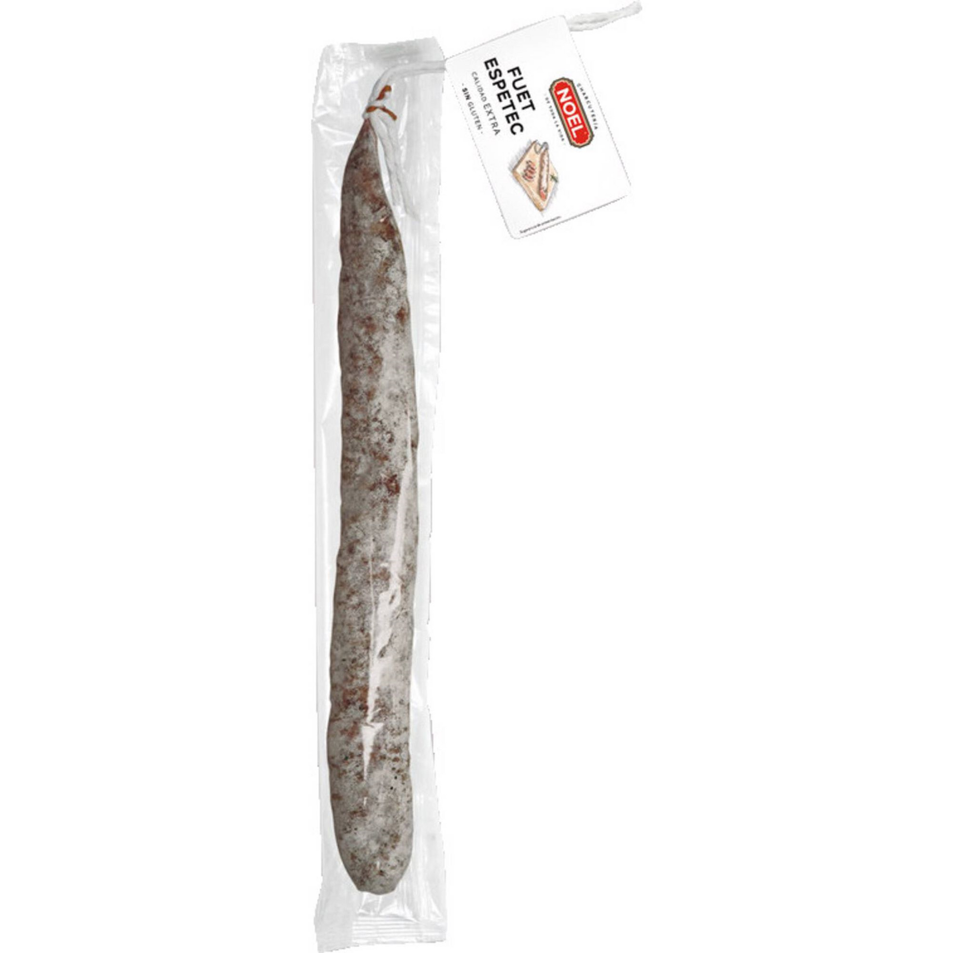 fuet noel small cured sausage 1 unit spanish style salami deli meat snack sausage